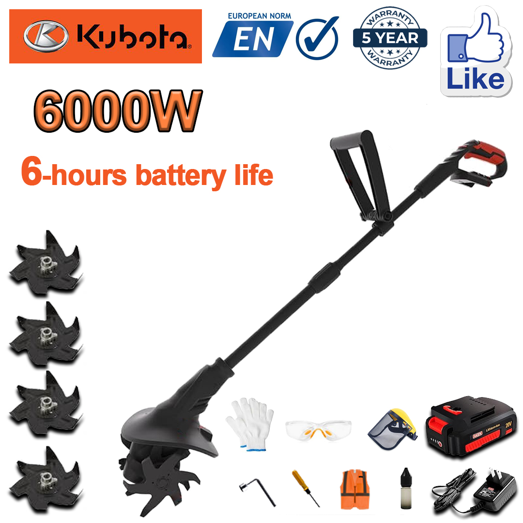 (Durata bateriei 6 ore) Plug 6000W + baterie litiu 96V * 1 + încărcător rapid * 1 + lamă plug * 4 + diverse accesorii